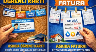 Manisa'da “Askıda Öğrenci Kartı” ve “Askıda Fatura” projesi