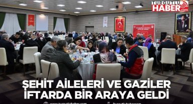 Manisa’da şehit aileleri ve gaziler iftar programında bir araya geldi