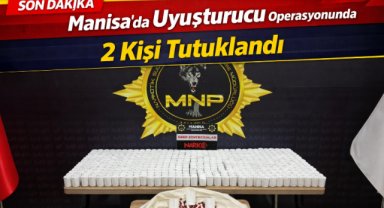 Manisa’da uyuşturucu operasyonunda 2 kişi tutuklandı