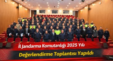 Manisa İl Jandarma Komutanlığı 2025 Yılı Değerlendirme Toplantısı Yapıldı