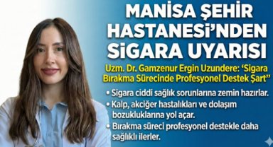 Manisa Şehir Hastanesi’nden sigara bırakma konusunda bilgilendirme