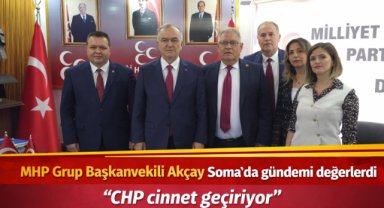 MHP Grup Başkanvekili Akçay Soma'da gündemi değerlendirdi