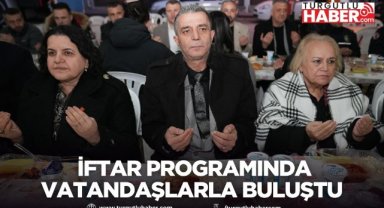 Şehzadeler Belediye Başkanı Hakan Şimşek, iftar programında vatandaşlarla buluştu