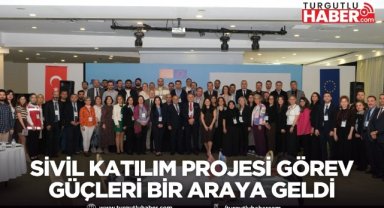 Sivil Katılım Projesi görev güçleri Antalya’da bir araya geldi