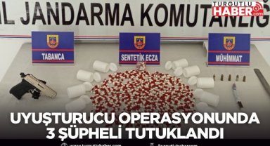 Soma’da uyuşturucu operasyonunda 3 şüpheli tutuklandı