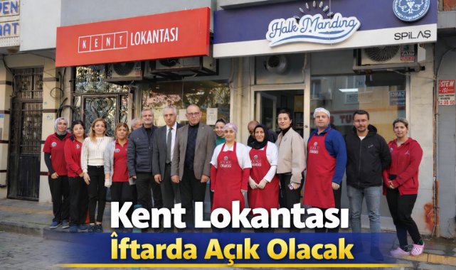 Turgutlu'da Kent Lokantası İftarda Açık