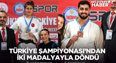 Yunusemre Belediyespor judoda Türkiye Şampiyonası’ndan iki madalyayla döndü