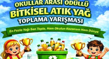 Yunusemre’de okullar arası bitkisel atık yağ toplama yarışması düzenlenecek