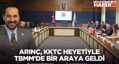 Arınç, KKTC heyetiyle TBMM’de bir araya geldi