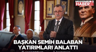 BAŞKAN BALABAN AYLIK BASIN TOPLANTISINDA ÇALIŞMALARINI ANLATTI