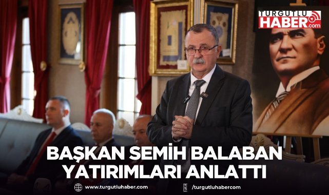 BAŞKAN BALABAN AYLIK BASIN TOPLANTISINDA ÇALIŞMALARINI ANLATTI