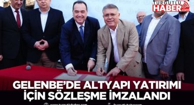 Gelenbe’de altyapı yatırımı için sözleşme imzalandı