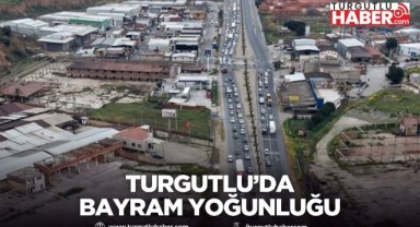 İzmir-Ankara yolu Turgutlu Güzergahında bayram yoğunluğu