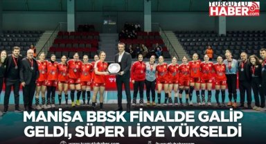 Manisa BBSK finalde galip geldi, Süper Lig’e yükseldi