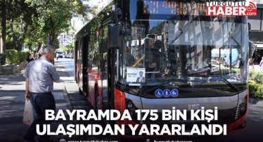 Manisa’da Bayramda 175 Bin Kişi Ücretsiz Ulaşımdan Yararlandı
