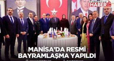 Manisa’da Protokol Bayramlaşma Töreninde Buluştu