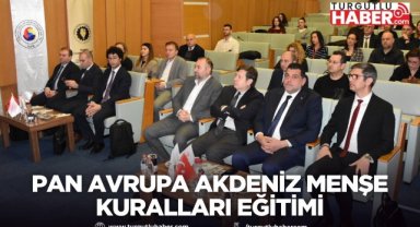 Manisa TSO’da Pan Avrupa Akdeniz Menşe Kuralları eğitimi düzenlendi