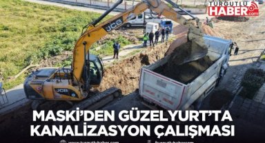 MASKİ’den Güzelyurt Mahallesi’nde Kanalizasyon Yenileme Çalışması