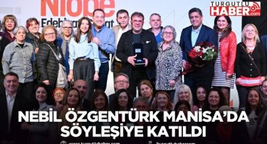Nebil Özgentürk Manisa’da Söyleşiye Katıldı