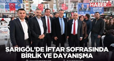Sarıgöl’de İftar Sofrasında Birlik ve Dayanışma