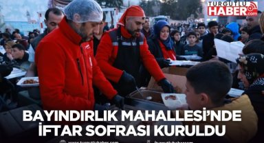 Şehzadeler’de iftar sofrası Bayındırlık Mahallesi’nde kuruldu