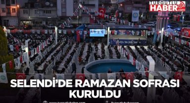 Selendi’de Ramazan Sofrası Kuruldu