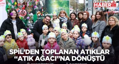 Spil’den Toplanan Atıklar “Atık Ağacı”na Dönüştü