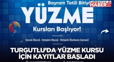 Turgutlu Belediyesinin yüzme kursu için kayıtlar başladı