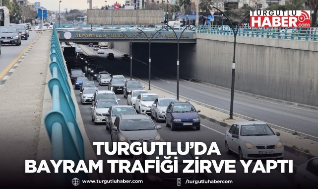 Turgutlu’da Bayram Trafiği Zirve Yaptı
