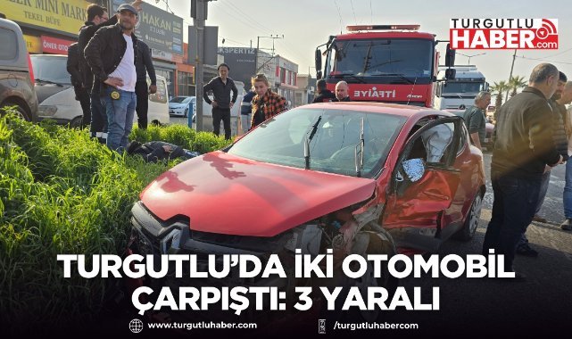 Turgutlu’da İki Otomobil Çarpıştı: 3 Yaralı