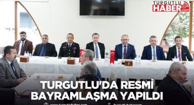 Turgutlu'da Resmi Bayramlaşma Yapıldı