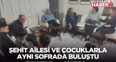Vali Özkan, Şehit Ailesi ve Çocuklarla Aynı Sofrada Buluştu