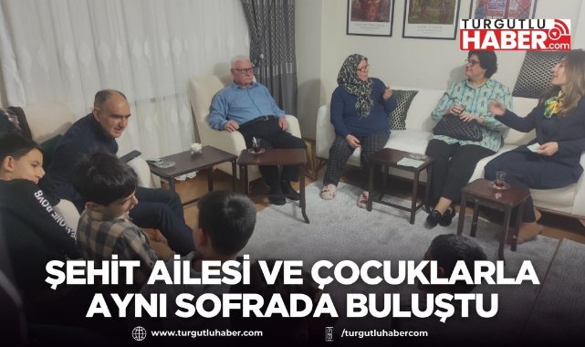 Vali Özkan, Şehit Ailesi ve Çocuklarla Aynı Sofrada Buluştu