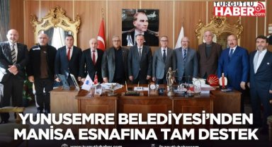 YUNUSEMRE BELEDİYESİ’NDEN MANİSA ESNAFINA TAM DESTEK