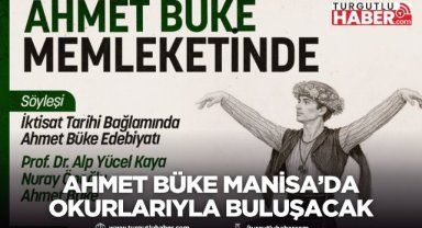 Ahmet Büke Manisa’da okurlarıyla buluşacak