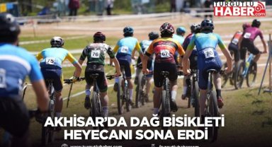 Akhisar’da dağ bisikleti heyecanı sona erdi