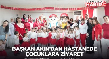 Başkan Akın’dan hastanede çocuklara ziyaret