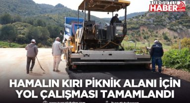 Hamalın Kırı piknik alanı için yol çalışması tamamlandı