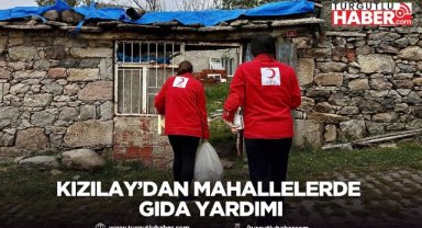 Kızılay’dan mahallelerde gıda yardımı