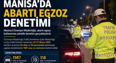 Manisa’da abartı egzoz denetimi