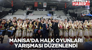 Manisa'da halk oyunları yarışması düzenlendi