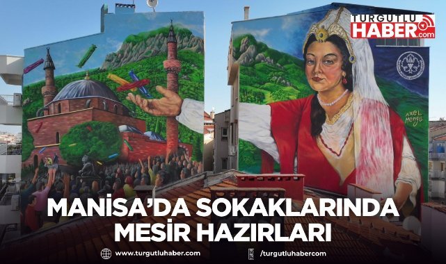 Manisa’da sokaklar mural çalışmalarıyla renklendiriliyor