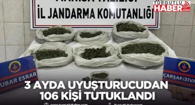 Manisa’da Uyuşturucu Operasyonlarında 106 Tutuklama