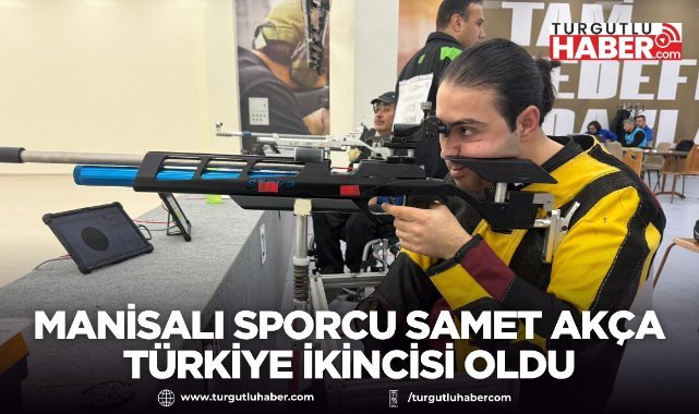 Manisalı sporcu Samet Akça Türkiye ikincisi oldu