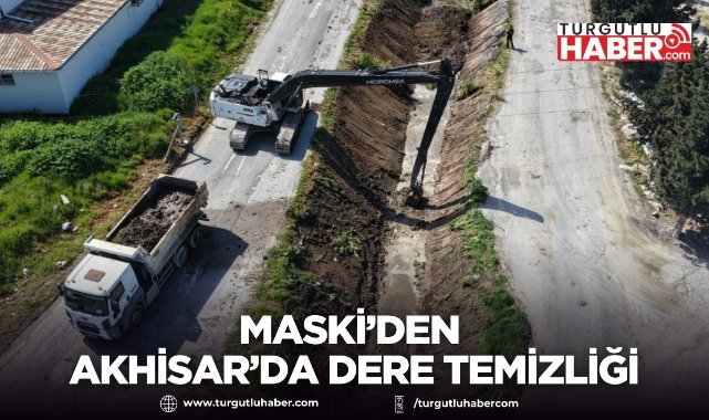 MASKİ’den Akhisar’da dere temizliği