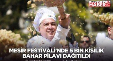 Mesir Festivali’nde 5 bin kişilik bahar pilavı dağıtıldı