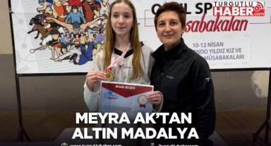 Meyra Ak’tan altın madalya