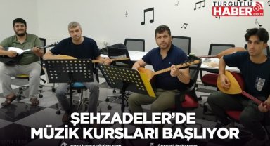 Şehzadeler’de müzik kursları başlıyor