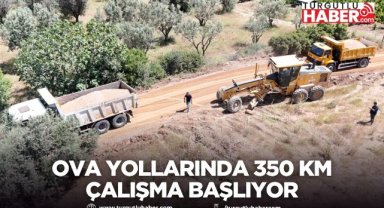 Şehzadeler’de Ova Yollarında 350 Kilometrelik Çalışma Başlıyor