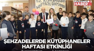 Şehzadeler Gençlik Evi’nde Kütüphaneler Haftası etkinliği